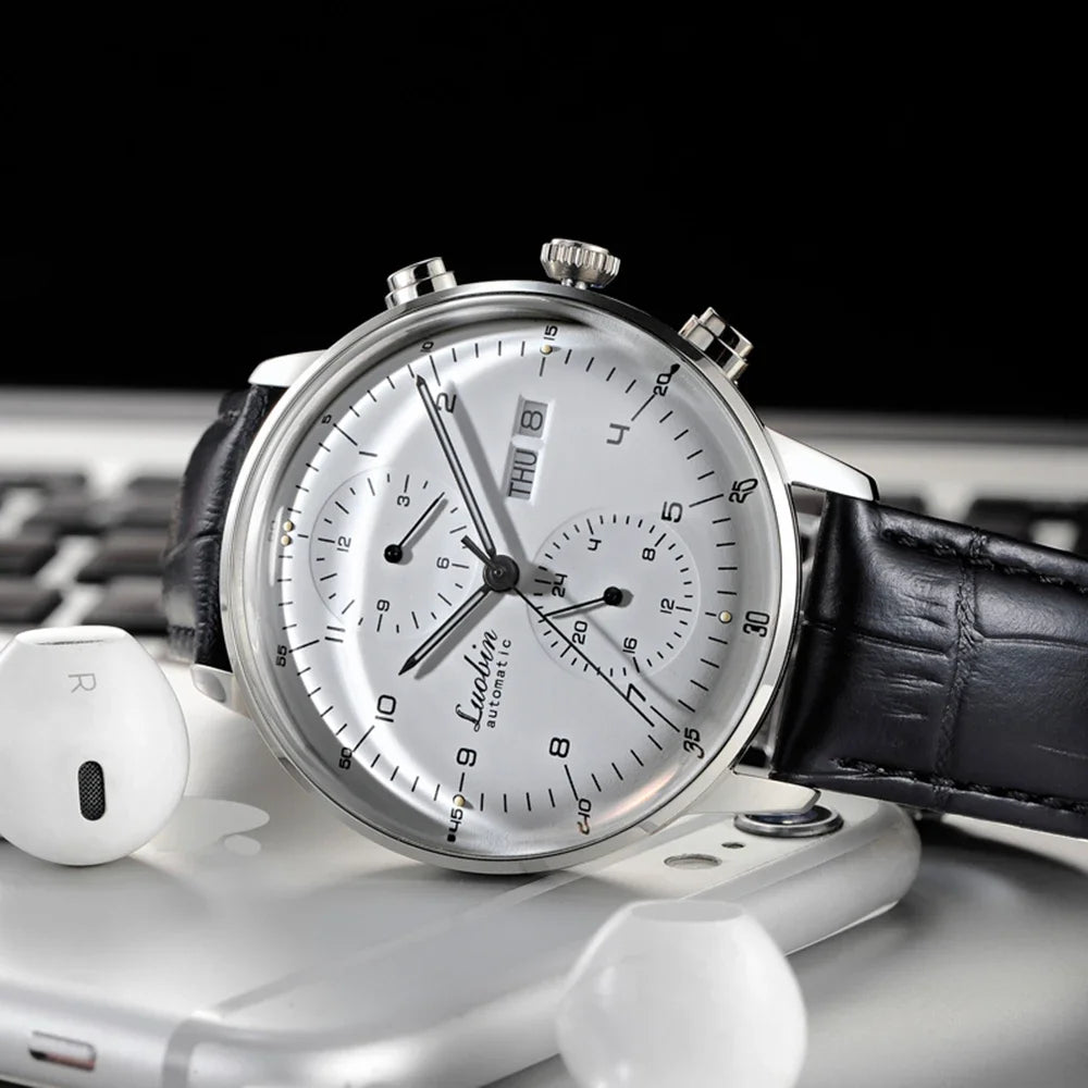 Mens Fashion Mechanical Watches Business Automatic Wristwatch Stainless Steel Luminous Designer Clock Reojes De Hombre...