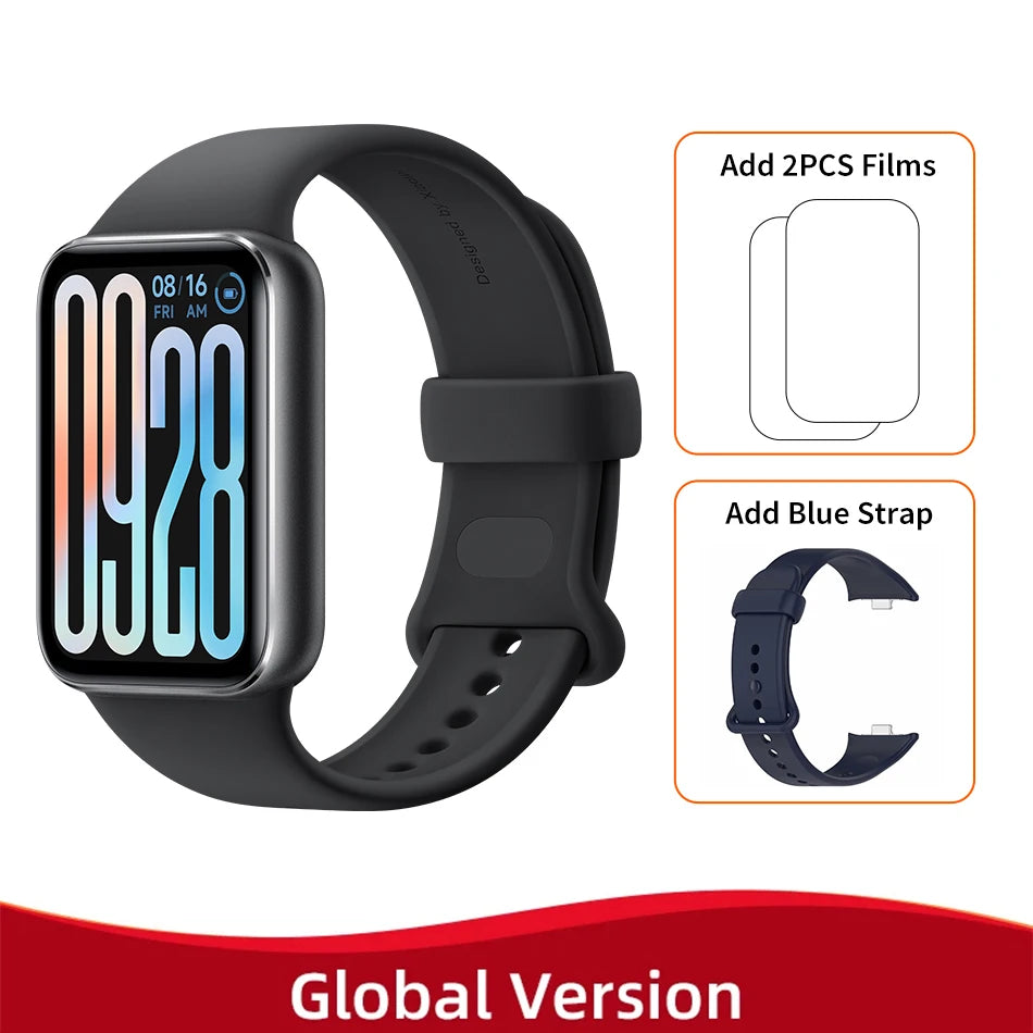 Global Version Xiaomi Smart Band 9 Pro 1.74'' AMOLED Display 21 Days Battery Life Miband Bracelet 150+ Sport Mode Health Monitor