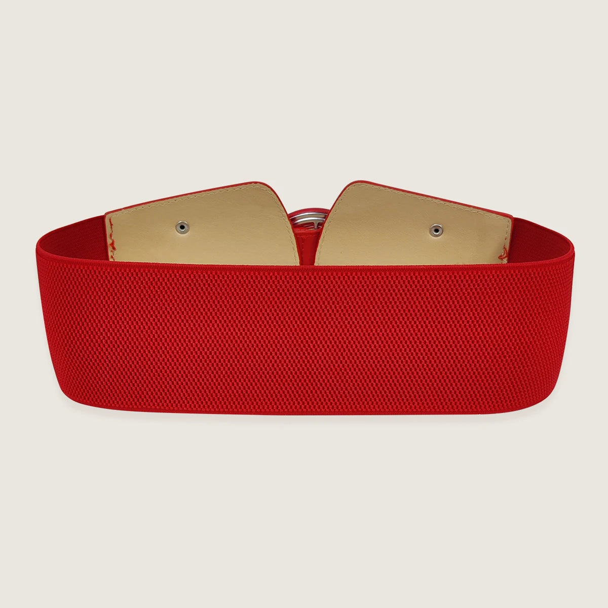 Red Wide Stretch Cummerbunds Female Waist Elastic White Corset Belts For Women Big Plus Size Dress Belt Easy Waistband...