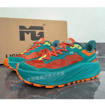 Original Brand Comfortable Wide Last All Terrain Off-road Running Shoe Couples Walking Jogging Shoe Anti Slip Trekking Sneakers