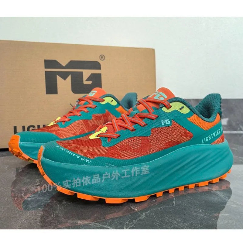 Original Brand Comfortable Wide Last All Terrain Off-road Running Shoe Couples Walking Jogging Shoe Anti Slip Trekking Sneakers