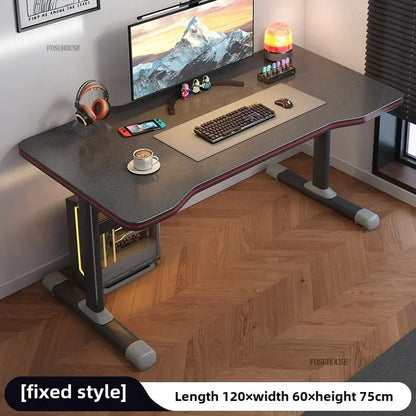 High-end Desktop Computer Desks Home Office Furniture Simple Gaming Desk Student Study Table Workbench Liftable Computer Table J - Kimlud