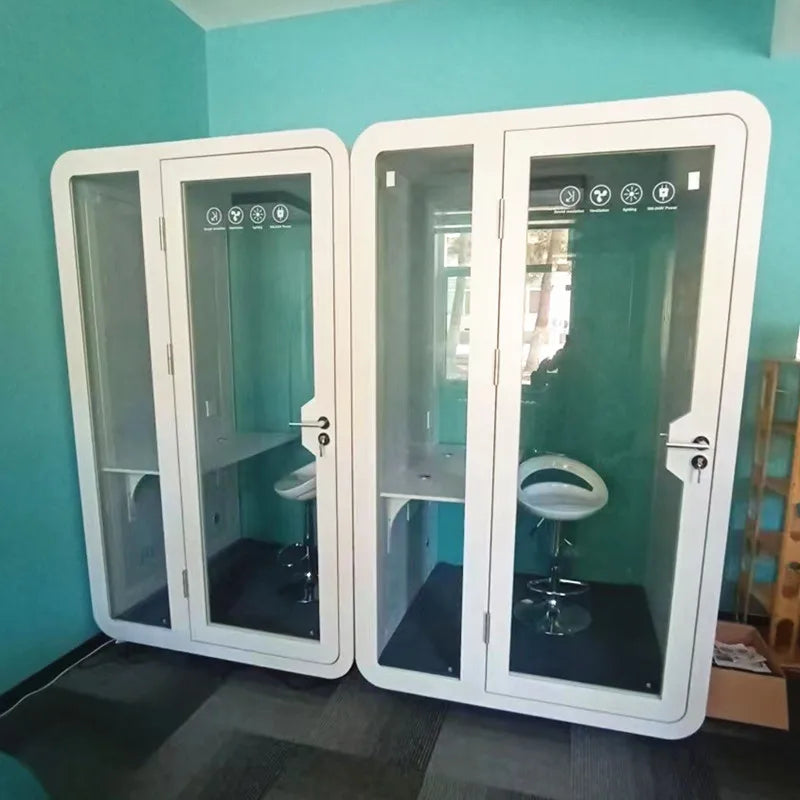 Wholesale Manufacturer Detachable Sound Insulation Silent Booth Freely Assemble For Independent Private Office Space