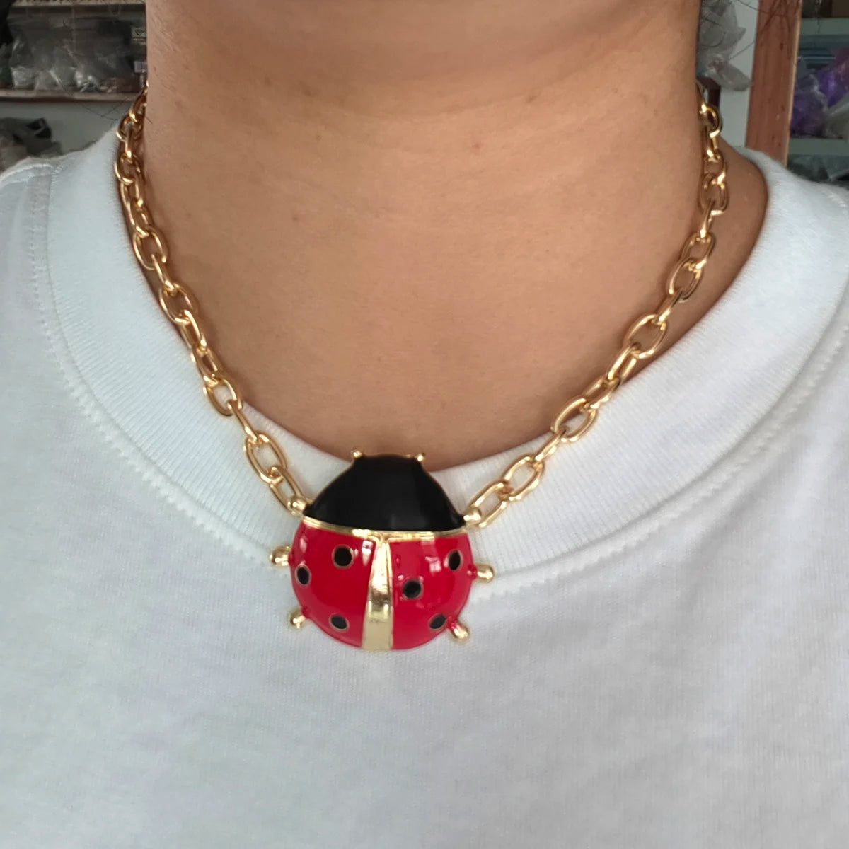 Exaggerated Lady Luxury virgin mary jesus catholic statues Necklace for Women Chokers Accessories Jewelry Gifts...