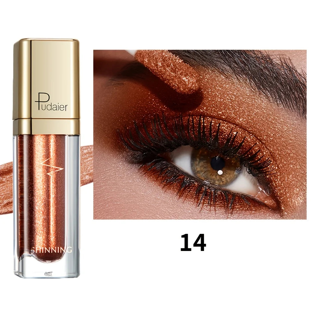 Opulent Diamond-Glow Pearlescent Eyeshadow That Lasts Long, Resists Smudging, And Is Simple to Apply.Ideal for Celebrations.