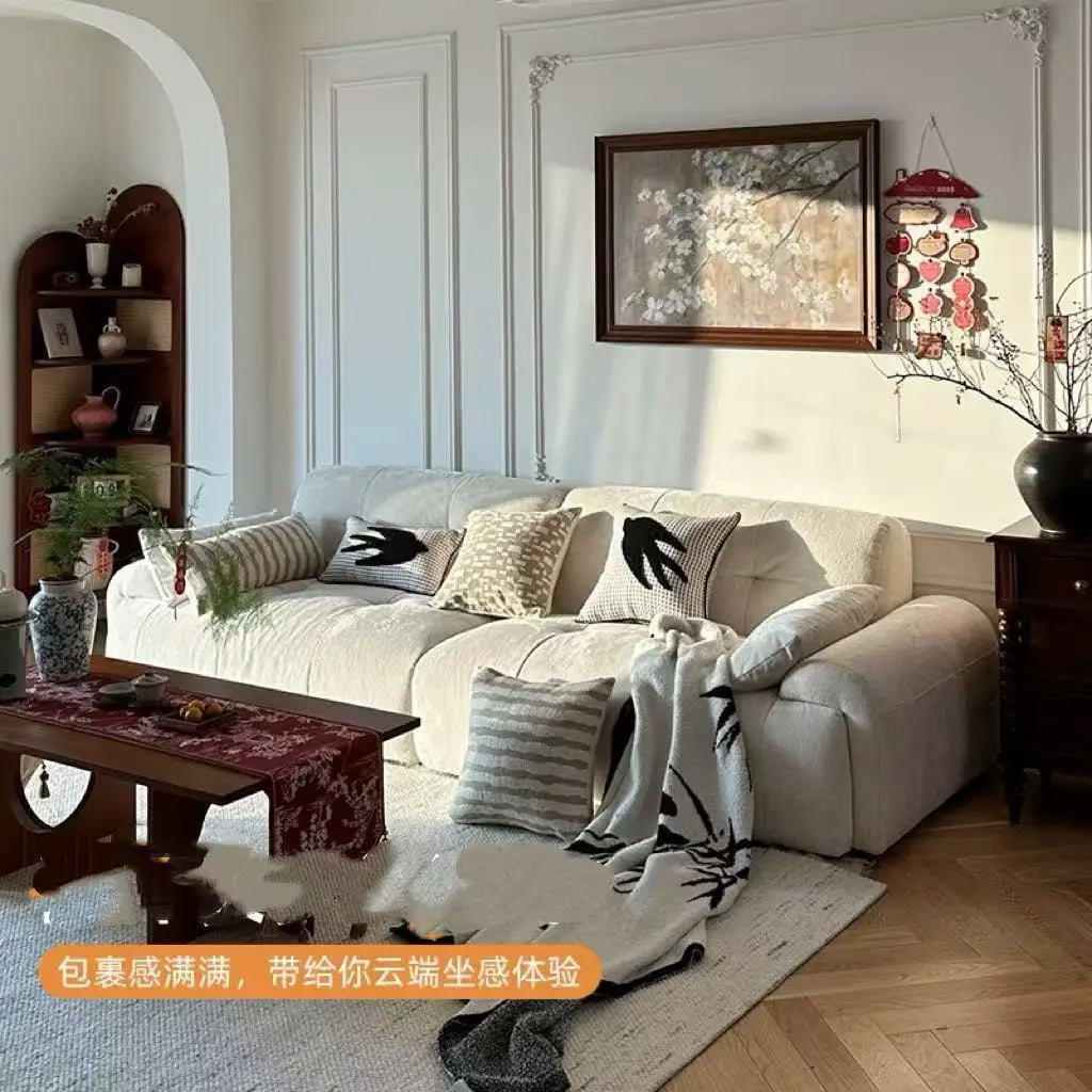 Makeup Designer Living Room Sofas Puffs Futon Lazy Cute Couch Sofas Nordic Modern Luxury Recliner Wood Muebles Home Furniture - Kimlud