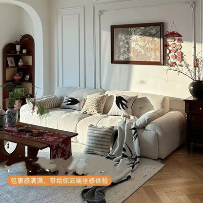 Makeup Designer Living Room Sofas Puffs Futon Lazy Cute Couch Sofas Nordic Modern Luxury Recliner Wood Muebles Home Furniture - Kimlud