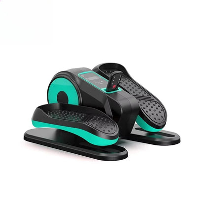 Fanpo Mini Electric Home Gym Stepper Pedal Exerciser Elliptical Trainer Portable Mini Elliptical Trainer Pedal Exerciser Stepper