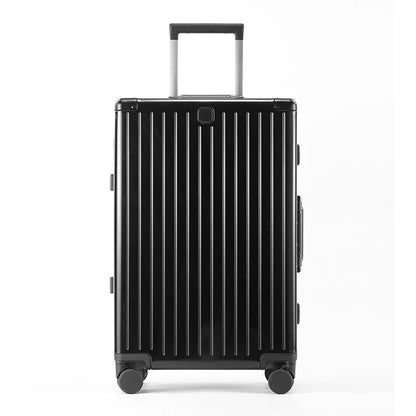 SUSHIMU 100% Aluminum-magnesium alloy Travel Suitcase Rolling Luggage 20/24/28 inch Trolley Luggage Carry-On Cabin Suitcase