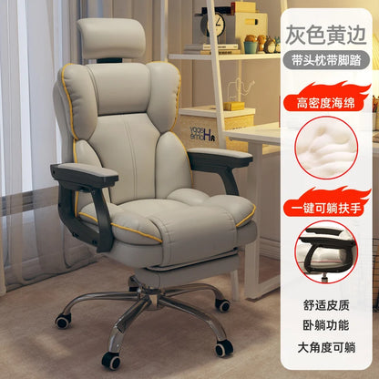Rolling Wheels Office Chair Cheap Lightweight Footrest Reading Backrest Luxury Office Chair Ergonomic Taburete Salon...