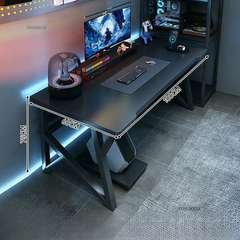 Modern Double Computer Desks Home Desktop E-sports Gaming Table Bedroom Simple Desk Student Study Tables Office Furniture EE Z - Kimlud