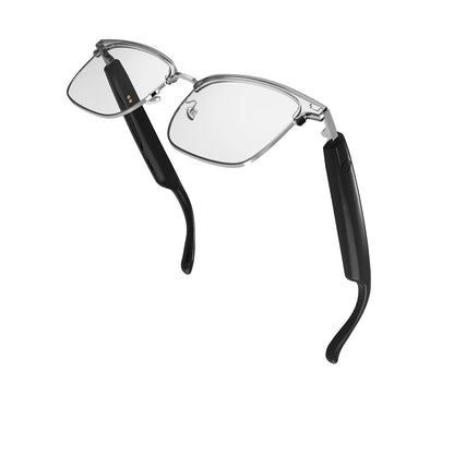2025 NEW Smart Translation AI Glasses Multi Language Translation Voice Assistant Magnetic Charging Audio Call Smart SunGlass