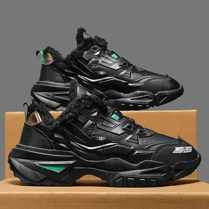 Men's Sport Shoes Thick Bottom Casual Style Fall Fashion Trendy Brand Hong Kong Style Old Dad Shoes Breathable Mesh Upper - Kimlud