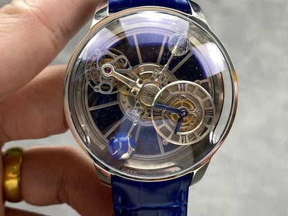Creative Starry Sky Rotating Earth Globe Men's Automatic Mechanical Watch | Kimlud Mid Range Monitor