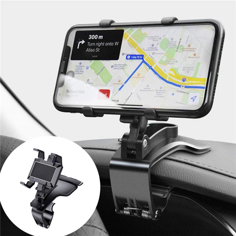 Multi-Functional Universal Car Mobile Phone Holder Easy Clip Mount Stand Panel Dashboard GPS Navigation Bracket Holder For Phone