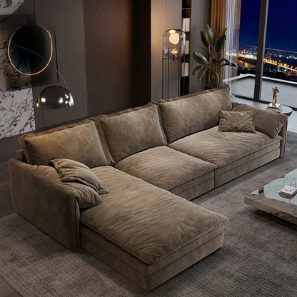 Italian Minimalist Living Room Sofas Modern Simple Straight High Quality Sofa Luxury Design Muebles Chinese Style...
