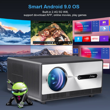 PROGAGA PG600W Full HD 1080P Projector Android 4k WiFi Auto Focus PG600 Portable Projetor PK DLP Home Theater Beam in...