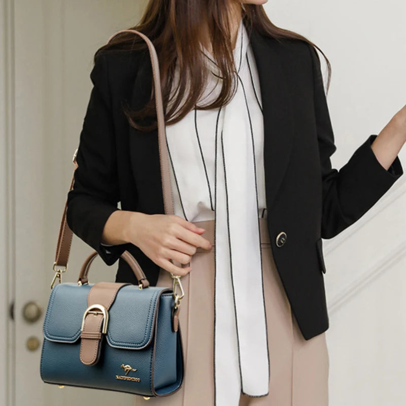 Luxury Brand 2023 Women's Simple Shoulder Bags Designer Women's Handbags Fashion Flap Crossbody Bag High Quality Vintage Handbag - Kimlud