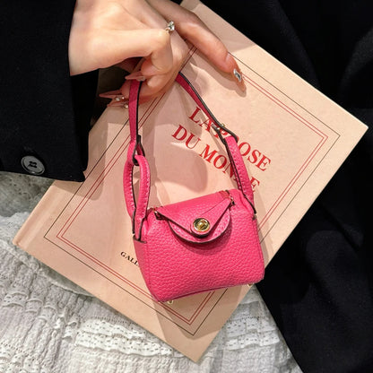 Mini Microfibre Leather Fashion Bag For Airpods Pro 2 4 3 2 1 Galaxy Buds Xiaomi Headphone case Can hold other small items