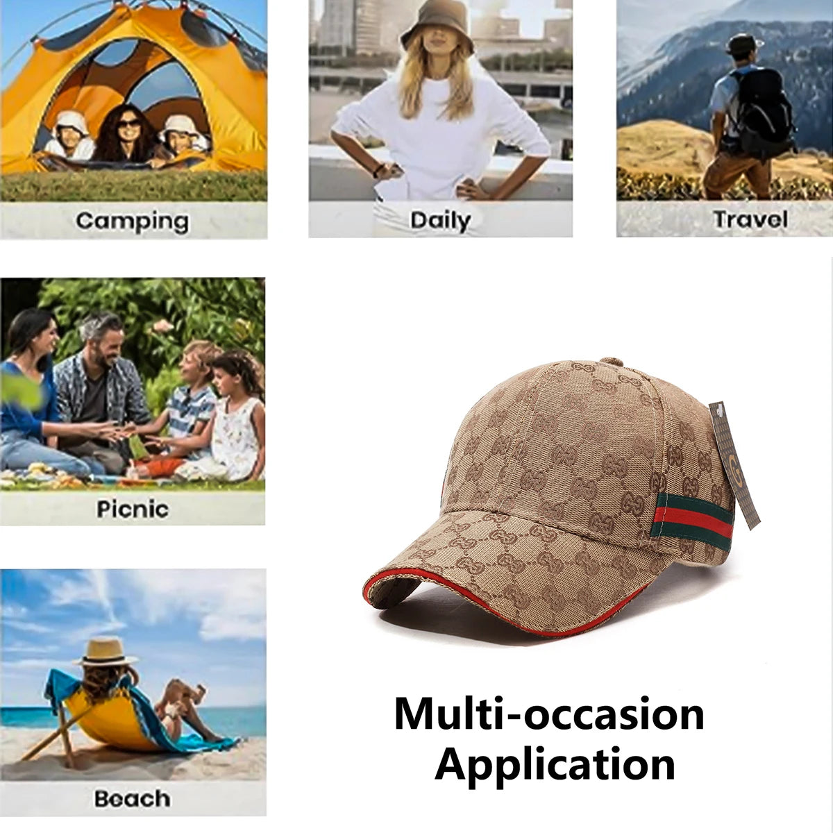 Hats Women's Sports Fashion Outdoor Baseball Caps Men's Embroidered Letter Caps Show Face Small Sunscreen Sun Hats |...