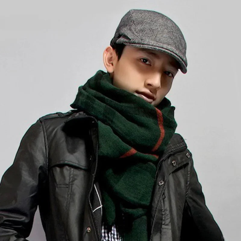 Fashion Berets Men High Quality Autumn Winter Wool Hat Herringbone Flat Cap Classical Artist Painter Hat Male Beret Caps...