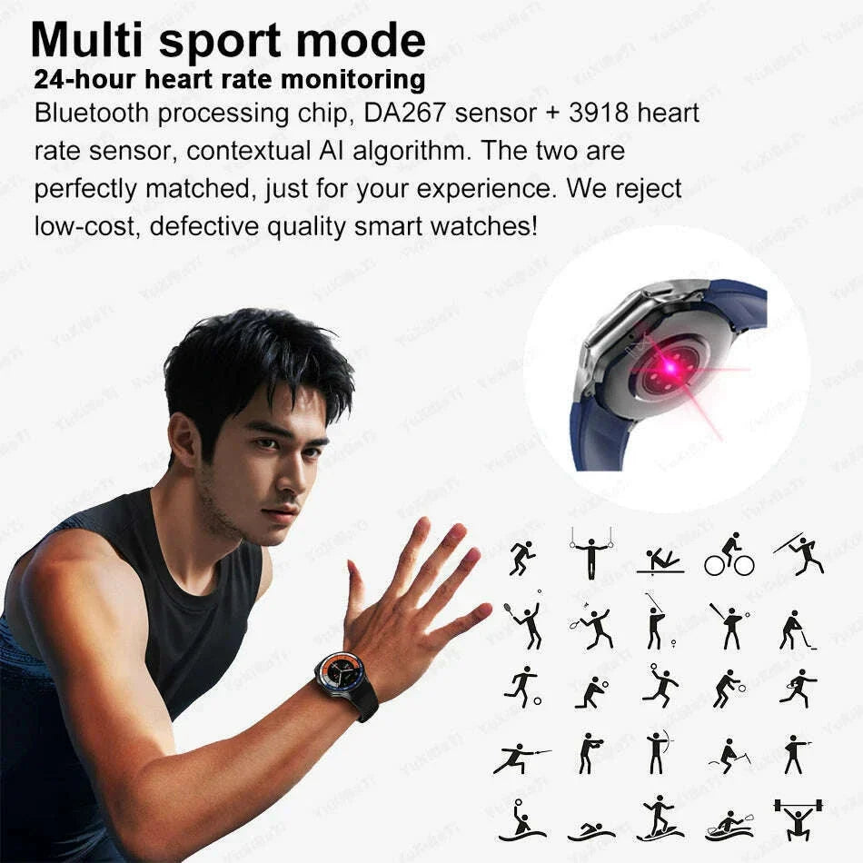 2025 New For Man DT Watch X Smart Watch Men 32GB Memory AMOLED HD Screen Bluetooth Call NFC Heart rate waterproof SmartWatch