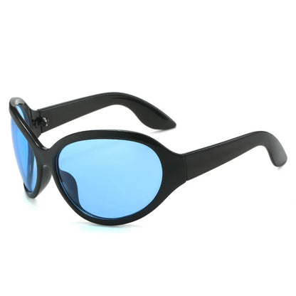Oversized Punk Oval Sunglasses Y2K Unique Women Men Trend Goggle Sports Sun Glasses Lady Luxury Brand Designer New...
