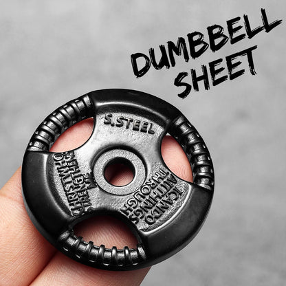Dumbbell Pads Men Necklace With Pendant Fitness Gym Stainless Steel Jewelry Punk HipHop New In for Male Women Gifts Wholesale