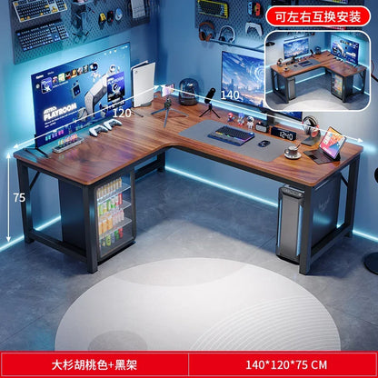 Study Storage Computer Desks Gaming Reading Pc Ergonomic Table Keyboard Notebook Accessories Mesas De Computador Home Furniture - Kimlud