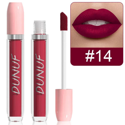 25 Color Velvet Matte Lipstick Liquid Waterproof Sexy Red Matte Lip Glaze Non-Stick Halloween Makeup Not Easy To Fade...