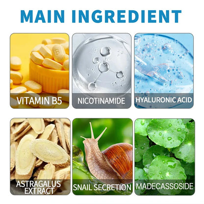 B5 Hyaluronic Acid Serum Facial Anti A-ging W-rinkle Lift Firming Fine Lines Lightening Dark Circle Skin Brightening Hyalu Serum