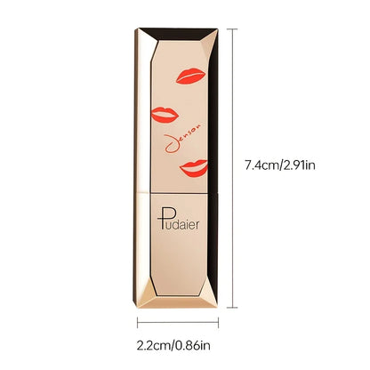Matte silky velvet lipstick, durable, waterproof and sweat resistant, suitable for daily makeup, Valentine's Day to send female