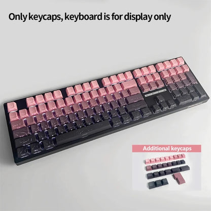 2026 New Cherry Height Keycap Side Print Dual Injection Character Full Set of OEM Keycaps suitable for Mechanical Keyboard