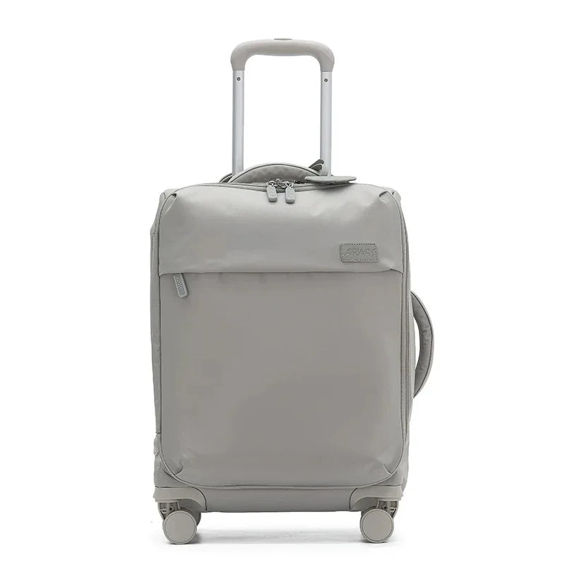Waterproof Oxford cloth ultra light luggage box with swivel wheels 20/24/26 inches, high aesthetic zipper travel case - Kimlud