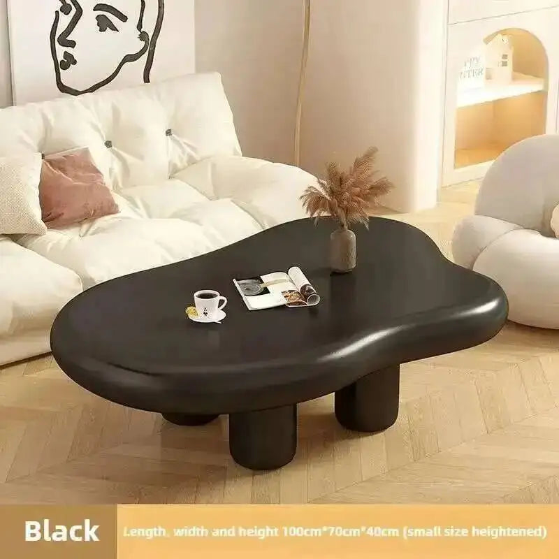 Cream Coffee Table Simple Modern Clouds Tea Tea Table House Lonely Wind Nordic Home Living Room Small Apartment Shaped Furniture - Kimlud