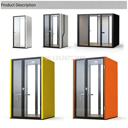 Quiet Work Pod Single Occupancy Acoustic Room for Medical Examination Use Customized Background Masking  Doctor Patient Privacy