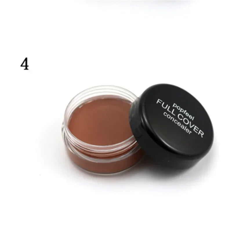 Popfeel Full Cover Concealer Hide Blemish Creamy MakeUp Face Lip Eye Foundation Makeup Contouring Corrector Make Up |...