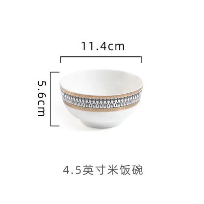 European Ceramic Steak Plates Household Tableware Golden Bead Ceramic Plates Western Food Plate Banquet Dessert Plates Kitchen