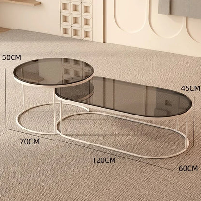 Luxury Clear Coffee Table Nordic Minimalist Bedroom Entryway Coffee Table Centre Living Room Meubles De Salon Room...