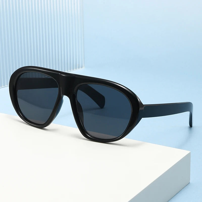 Oversized Pilot Sunglasses 2026 New Vintage Brand Sun Glasses Women Trendy Luxury Brand Designer Outdoor Shades | Kimlud...