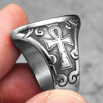 Double-headed Eagle Stainless Steel Men Rings Punk New In For Male Women Fashion Jewelry Creativity Gift Wholesale...
