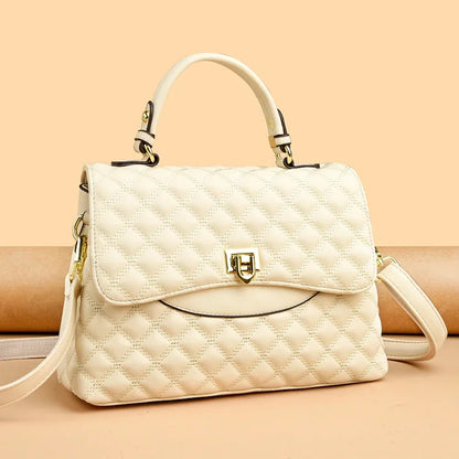 New Women's Soft Leather Shoulder Bags Multi-Layer Pockets Messenger Crossbody Bags Luxury Designer Female Handbags and...