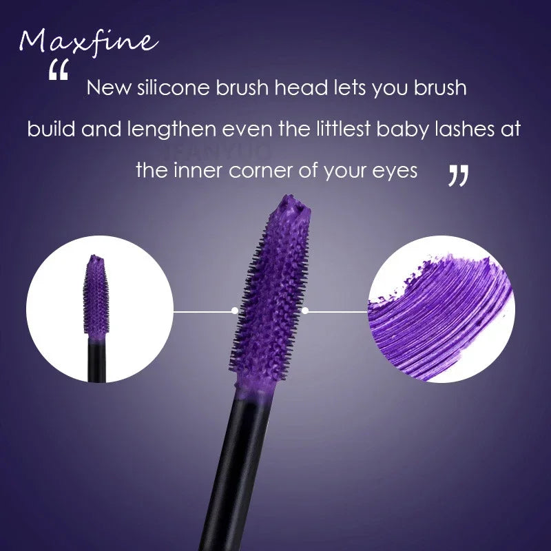 Colorful 5D Volume Mascara Lasting Styling Waterproof Quick Dry Blue Purple Curling Lengthen Long Eyelash Silk Extension...