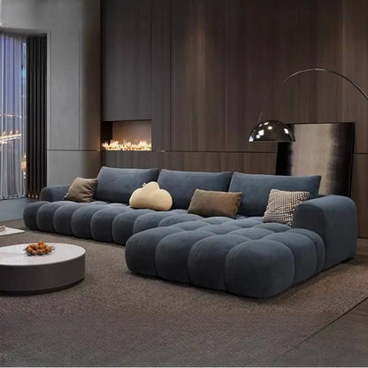 Designer Brown Living Room Sofas Cheap Minimalist Soft Nordic Living Room Sofas Bubble Modern Woonkamerbanken Furniture...