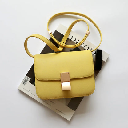 UBELLIN Large Women Handbag Bag Single Flap Lock Fashion Interior Compartment Solid Luxury Shoulder Bags Handbags 2024 - Kimlud