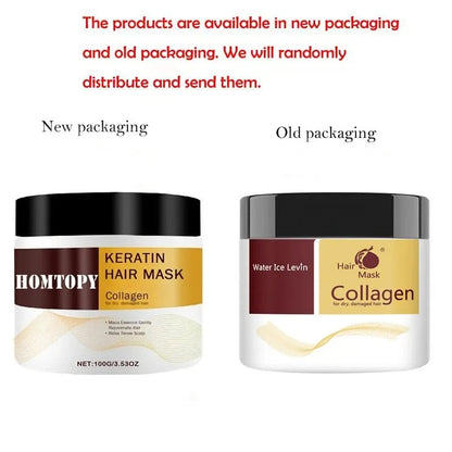 Collagen Hair Care Deep Repair Conditioning Moroccan Argan Oil Hair Mask EssenceFor Dry Damaged Hair Repair Revitalize Hair Care