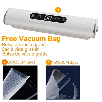 Professional Vacuum Kitchen Sealing Machine Sealer for Food Vacuumor for Products Cuisine Packaging Plastic Bag Sealant...