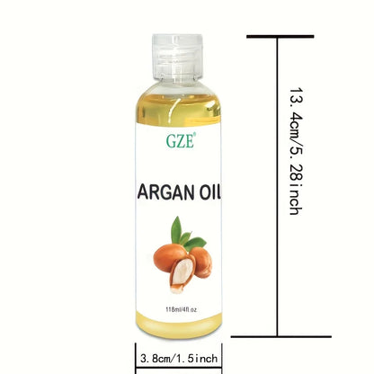 GZE Organic Moroccan Argan Oil Pure Cold Pressed Virgin Premium Grade Moisturizer for Dry, Damaged Skin, Hair, Face,...