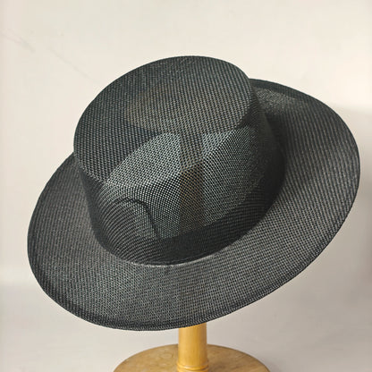 2026 New Hat Panama Straw Hat British Top Hat Men's and Women's Foldable Sun Shading Beach Hat Sun Protection hat