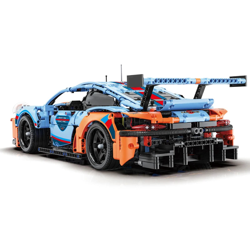 MOC RSR Classic Super Racing Cars City Super Sports Car Bricks Vehicle Sets Technical Toys for Kids Children Birthday Gifts
